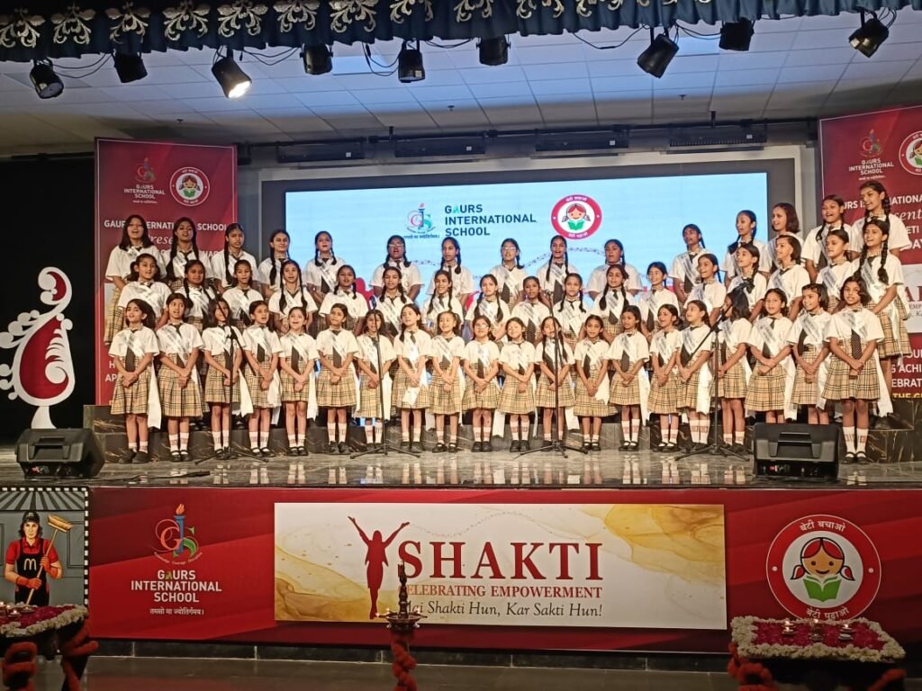 Smt. Smriti Irani Lauds Gaurs International School's Initiative to Foster Girls' Power & Holistic Education 1 students