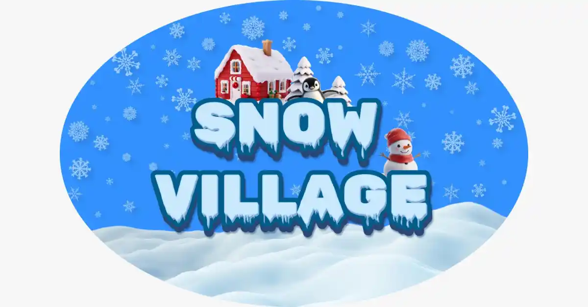 Snow village